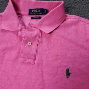 Polo Ralph Lauren Custom Fit Shirt Pink Mens Size L Large